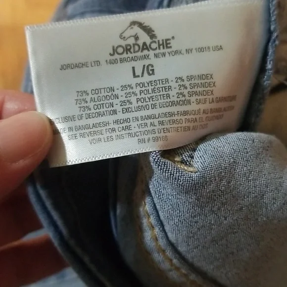 Jordache light blue stretch jeggings size large EUC - Picture 5 of 10